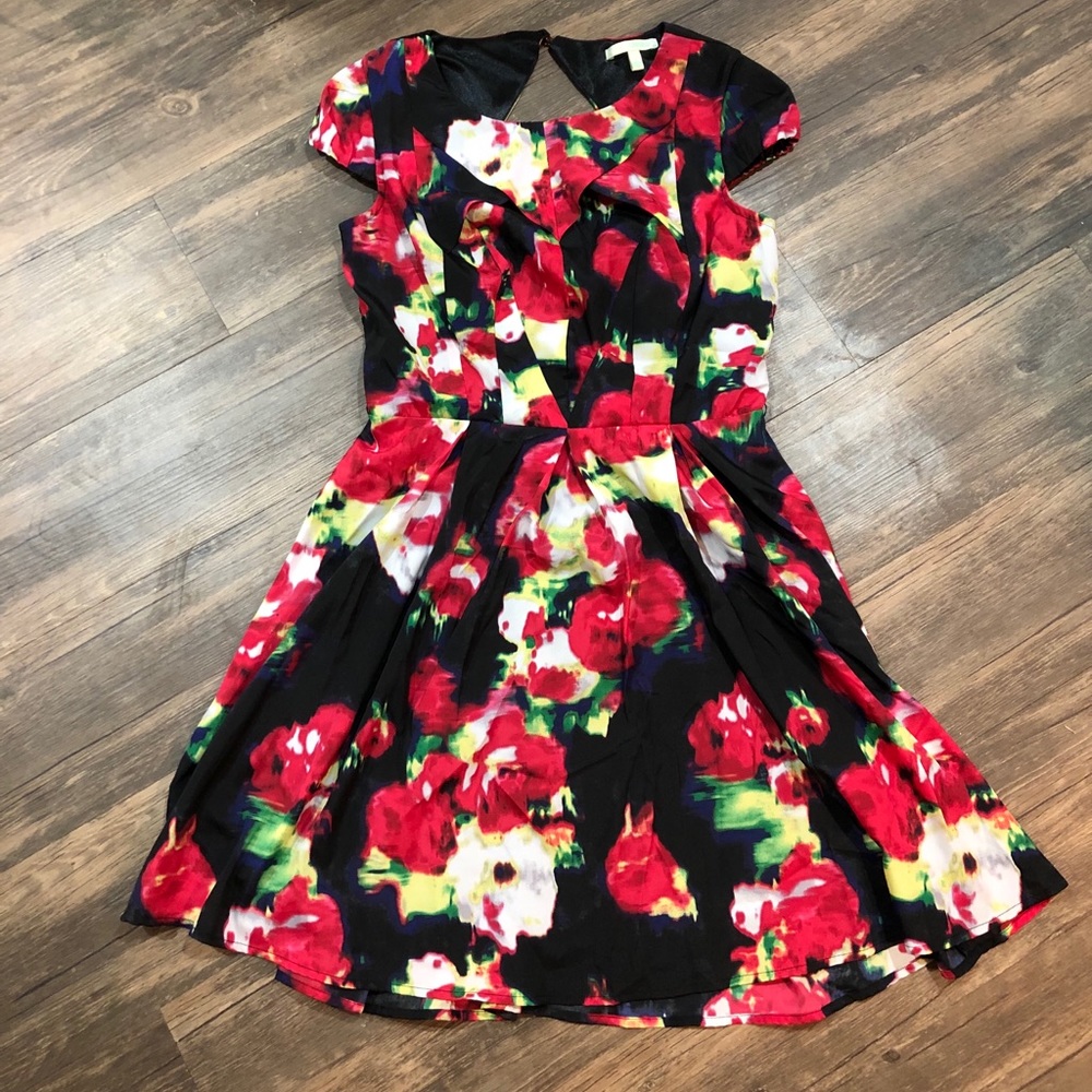 CHORD | Floral Flare Cutout Dress | Sz 5